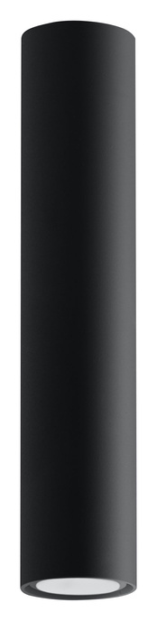 Plafond LAGOS 30 svart + 1x LED-lampa GU-10 4000K Cold 7W 630lm