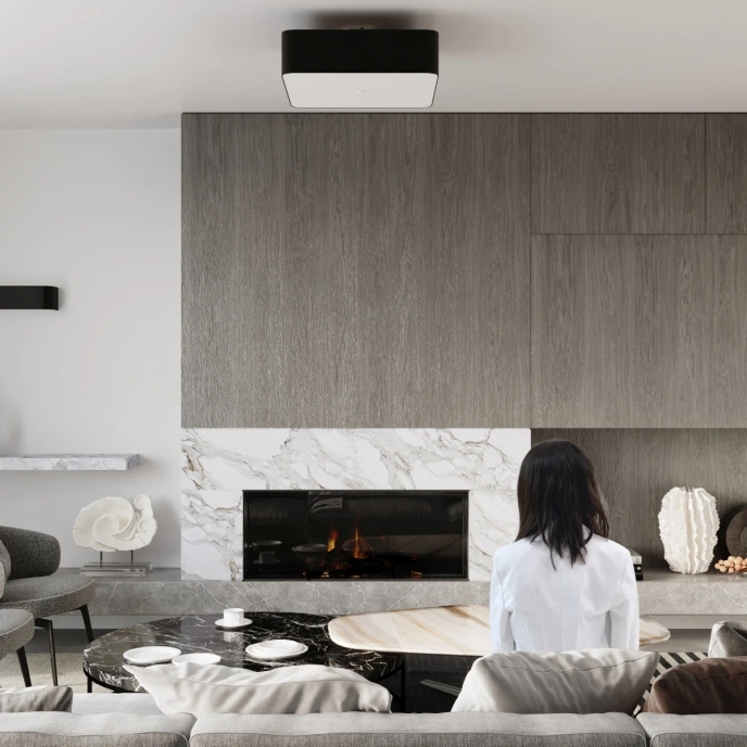 Plafond LOKKO 55 svart