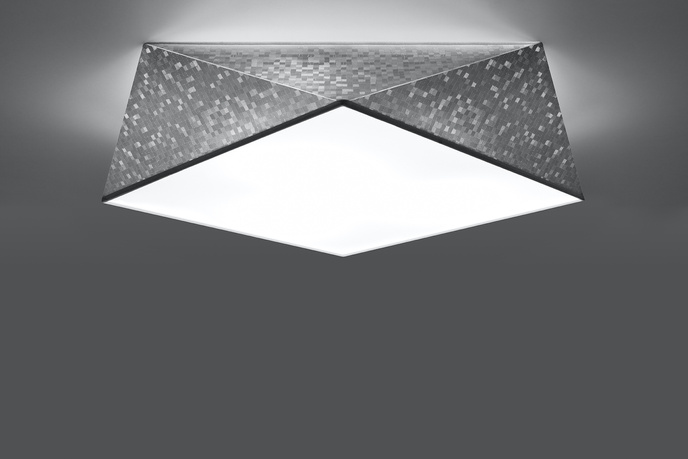 Plafond HEXA 45 CEKIN + 3x LED-lampa E27 4000K Kall 7,5W 650lm