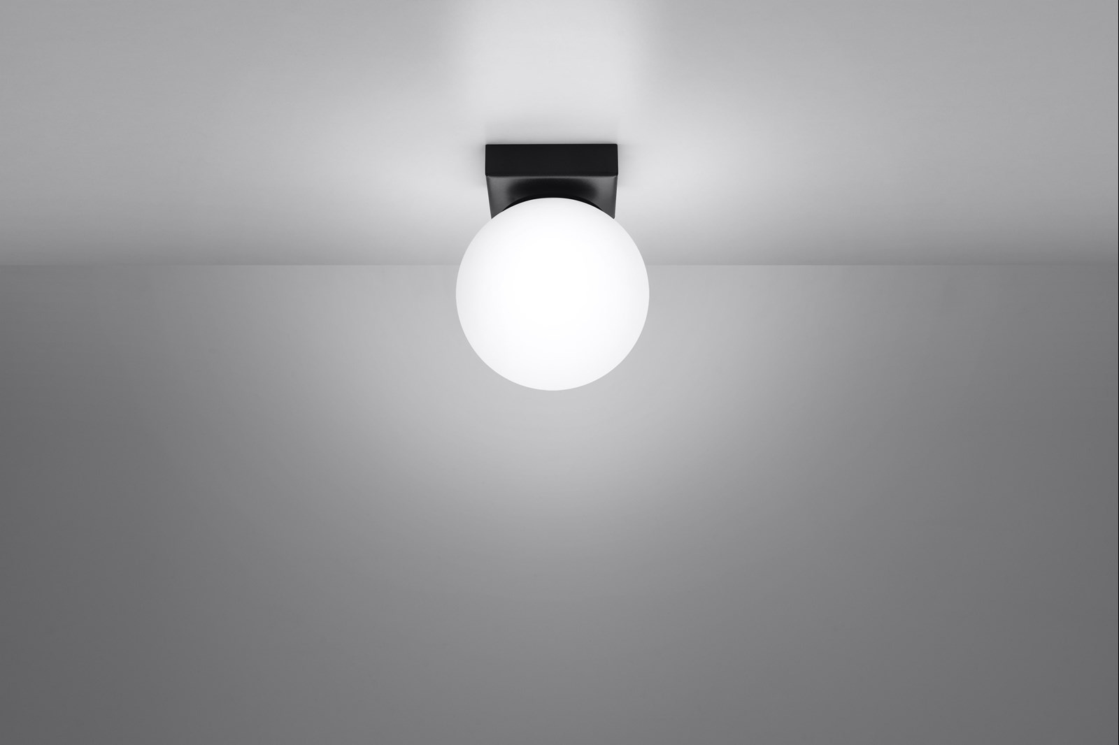 Plafond YOLI 1 svart + 1x LED-lampa G9 3000K varm 4,5W 450lm