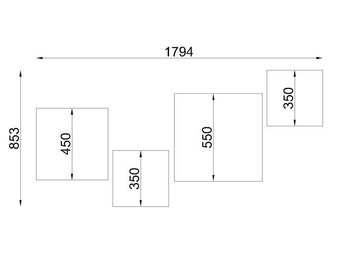 Takplafond HORUS 25 BLACK + 1x LED-lampa E27 3000K varm 7,5W 620lm