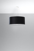 Ljuskrona OTTO 60 svart + 5x LED-lampa E27 4000K Kall 7,5W 650lm