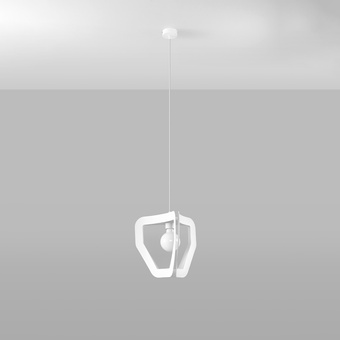 Pendel lampa TRES vit