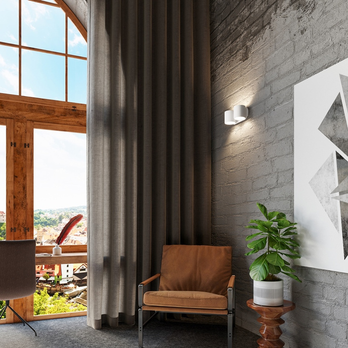 Vägglampa ORBIS 2 vit +2x LED-lampa G9 3000K varm 4,5W 510lm