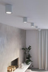 Plafond CULLO 140 betong + 1x LED-lampa GU10 AR111 4000K COLD 12W 850lm [WOJ+14147]