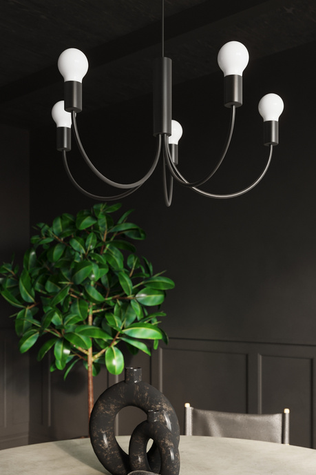 Ljuskrona PICCOLO 3 + 3x LED-lampa E27 4000K Kall 7,5W 650lm