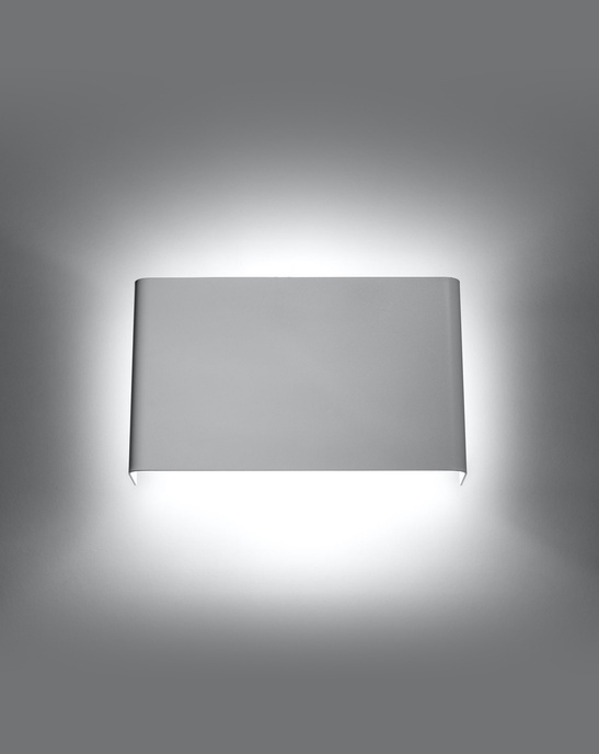 Vägglampa COPERTURA vit + 2x LED-lampa G9 3000K varm 4,5W 510lm