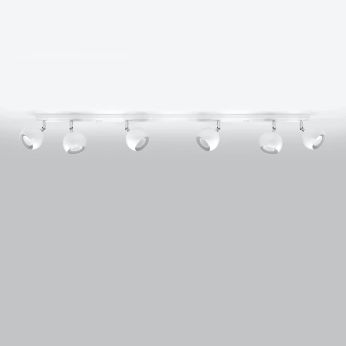 Taklampa OCULARE 6L vit