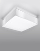 Takplafond HORUS 25 WHITE + 1x LED-lampa E27 3000K varm 7,5W 620lm
