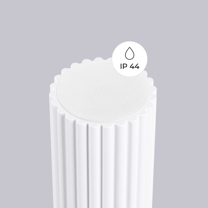 Taklampa HALO vit IP44