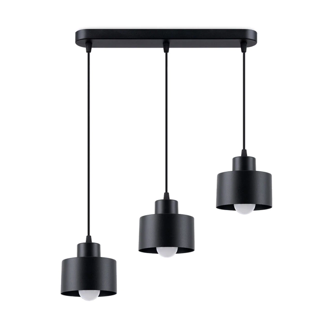 Pendel lampa SAVAR 3 svart