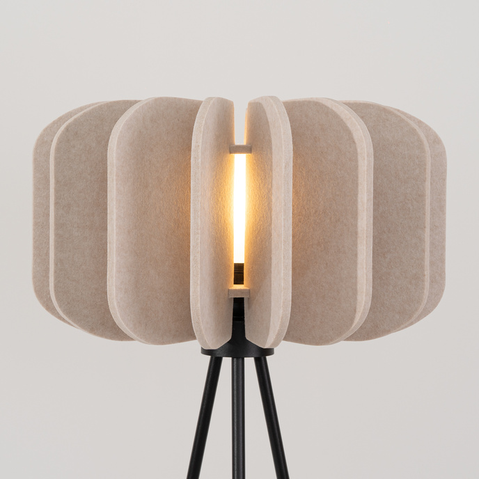 Golvlampa MULA 45 beige