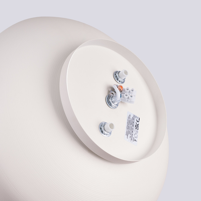 Plafond OMIQ beige + 4X LED-lampa E27 3000K varm 7,5W 620lm