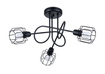 Ljuskrona BELUCI 3S svart + 3x LED-lampa E14 4000K Kall 7,5W 680lm