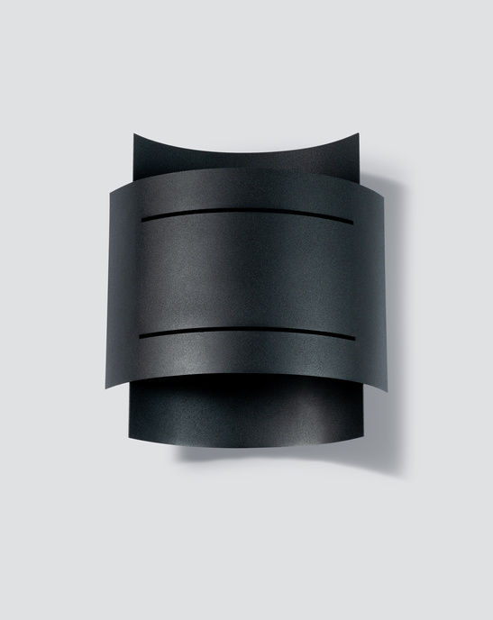 Vägglampa HESTIA svart + 1x LED-glödlampa G9 3000K varm 4,5W 510lm