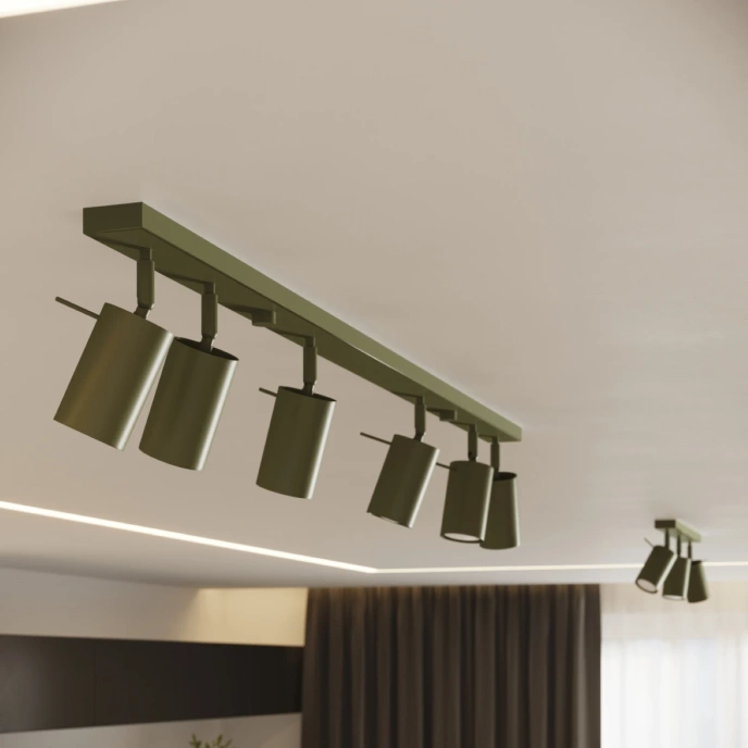 Plafond RING 3P olivgrön