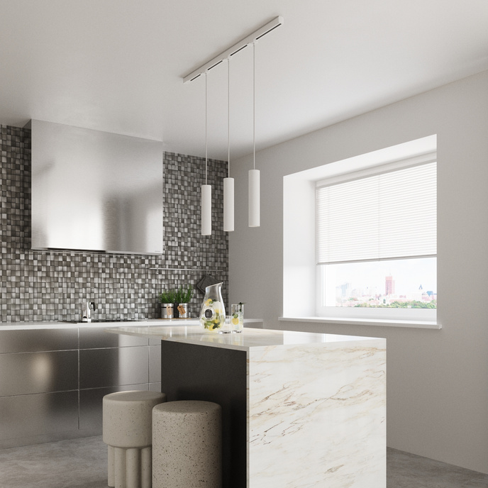 Pendellampa, 3-punkts, 3-fas strömskenesystem, LAGOS