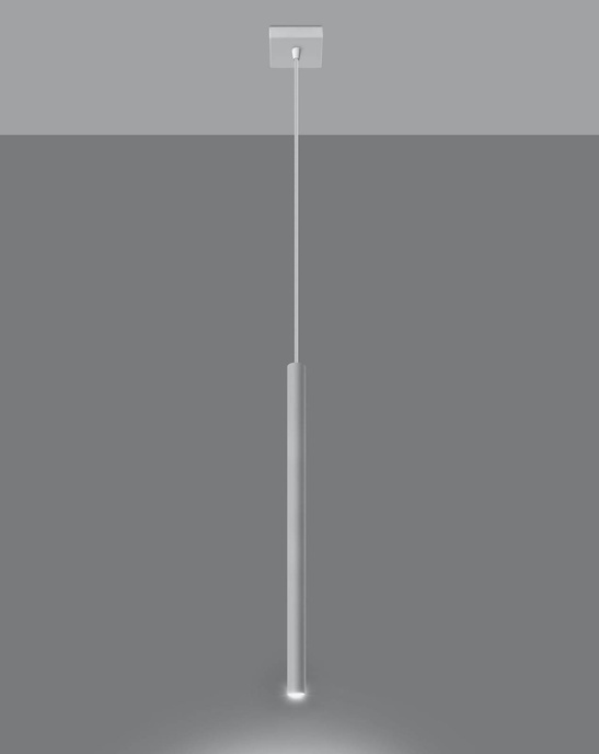 PASTELO 1 taklampa vit + 1x LED-lampa G9 3000K varm 4,5W 510lm