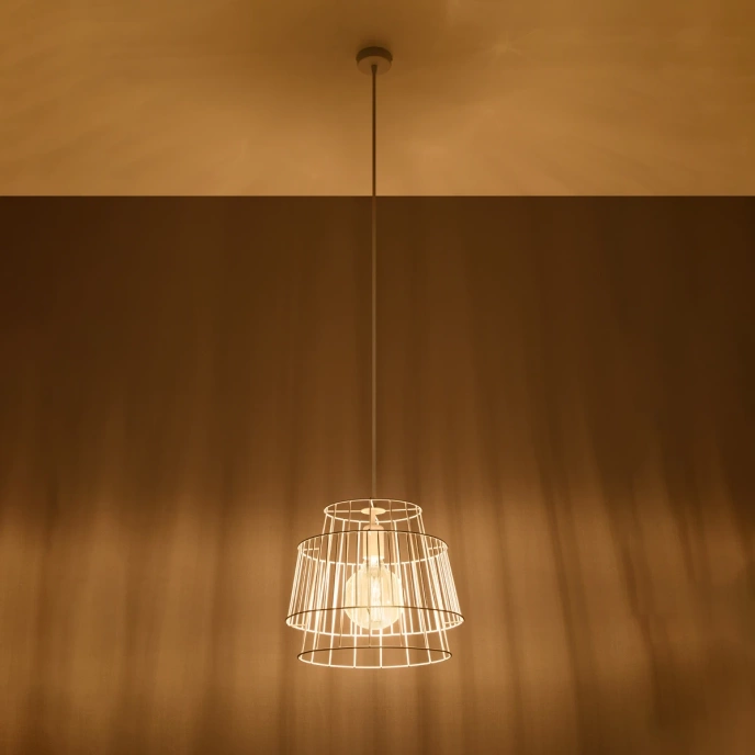 Pendel lampa GATE vit