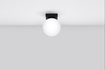 Plafond YOLI 1 svart + 1x LED-lampa G9 3000K varm 4,5W 450lm