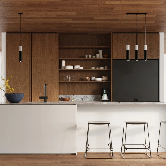 BORGIO 3P taklampa svart