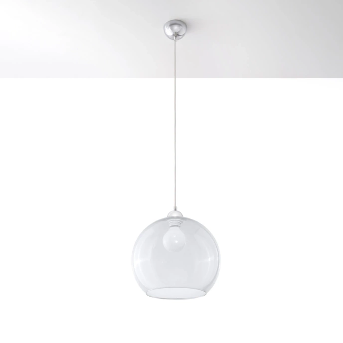 Pendel lampa BALL transparent