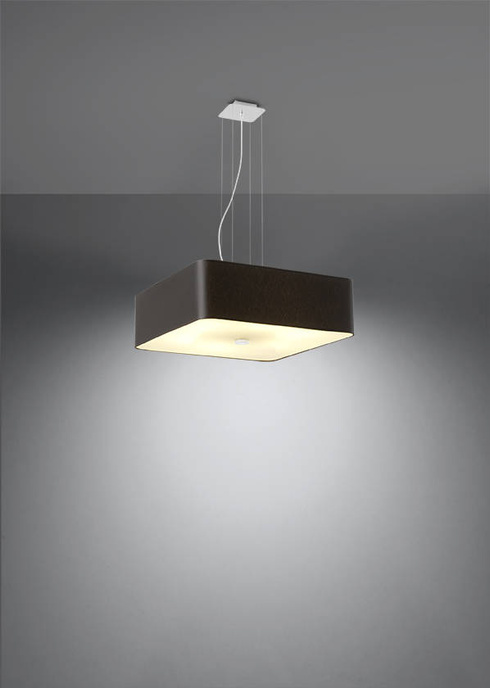 Ljuskrona LOKKO 55 svart + 5x LED-lampa E27 4000K Kall 7,5W 650lm