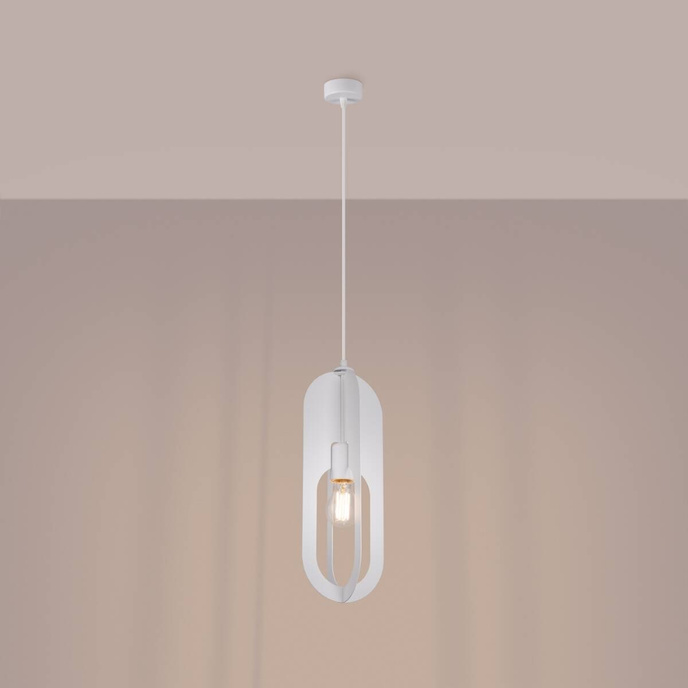 NICUS 1 taklampa vit + 1x LED-glödlampa E27 3000K 7W 760lm