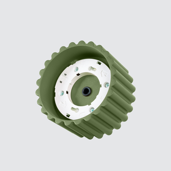 Taklampa AURA 1 olivgrön Gx53