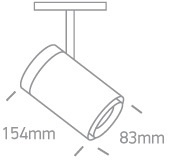 TINO svart LED 3000K 30W 2400lm