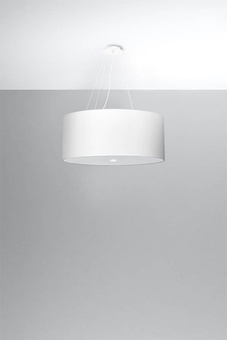Ljuskrona OTTO 60 vit + 5x LED-lampa E27 3000K varm 7,5W 620lm