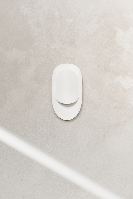 Vägglampa TEAR vit + 1x LED-lampa G9 4000K kall 4,5W 530lm