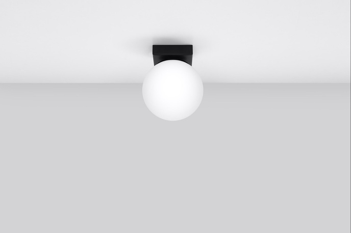 Plafond YOLI 1 svart + 1x LED-lampa G9 4000K kall 4,5W 460lm