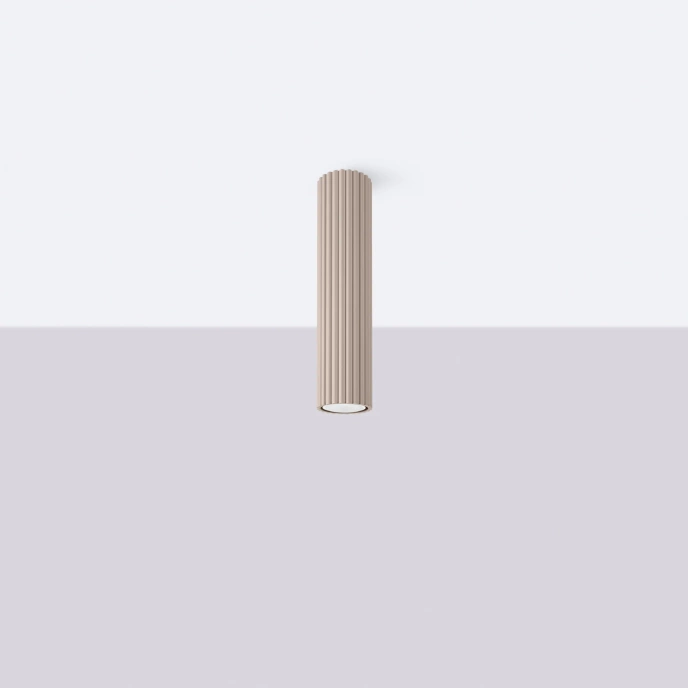 Taklampa KARBON 30 taupe