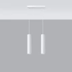 Pendel lampa LAGOS 2 vit