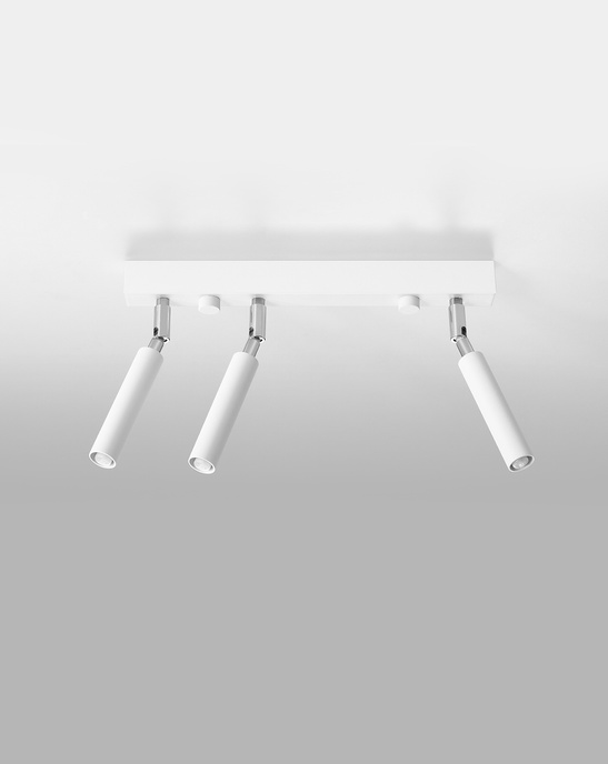 Plafond EYETECH 3 vit + 3x LED-lampa G9 3000K varm 4,5W 510lm