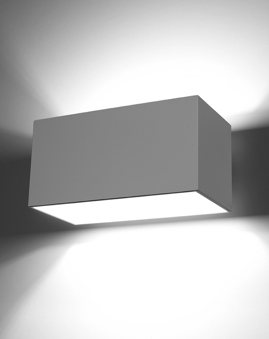 Vägglampa QUAD MAXI vit + 2x LED-lampa G9 4000K kall 4,5W 530lm