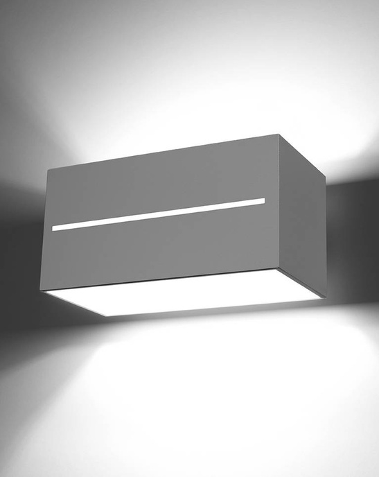 Vägglampa LOBO MAXI vit + 2x LED-lampa G9 3000K varm 4,5W 510lm