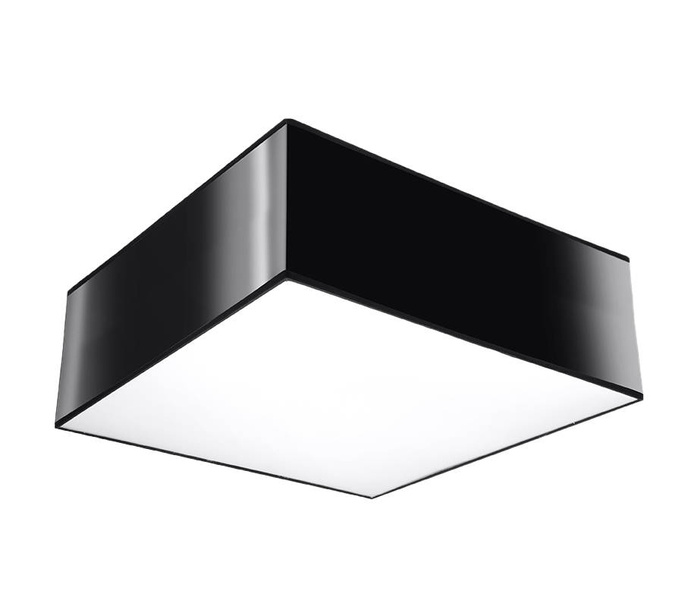 Takplafond HORUS 25 BLACK + 1x LED-lampa E27 4000K Cold 7,5W 650lm