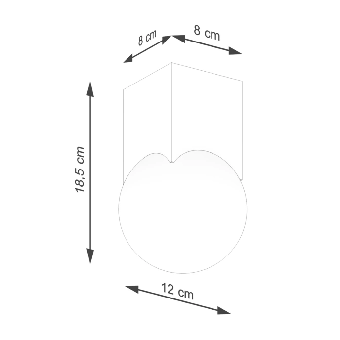 Plafond SOLIS naturligt trä