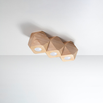 WOODY 3 plafond naturträ