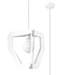 TRES taklampa vit + 1x LED-glödlampa E27 3000K varm 7,5W 620lm