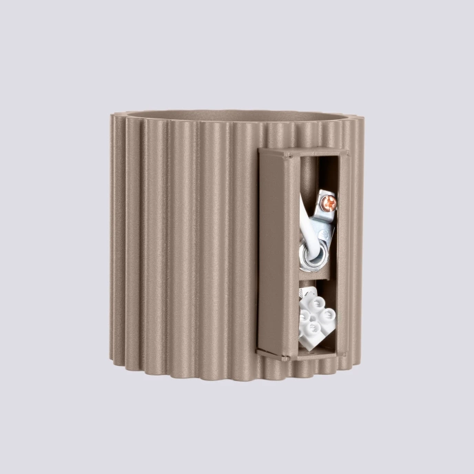 Vägglampa AURA taupe G9