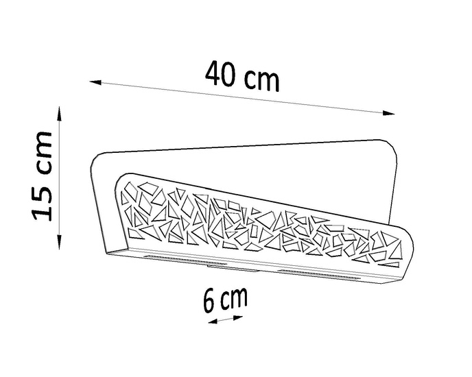 Vägglampa ALIZA vit + LED-lampa G9 3000K varm 4,5W 510lm