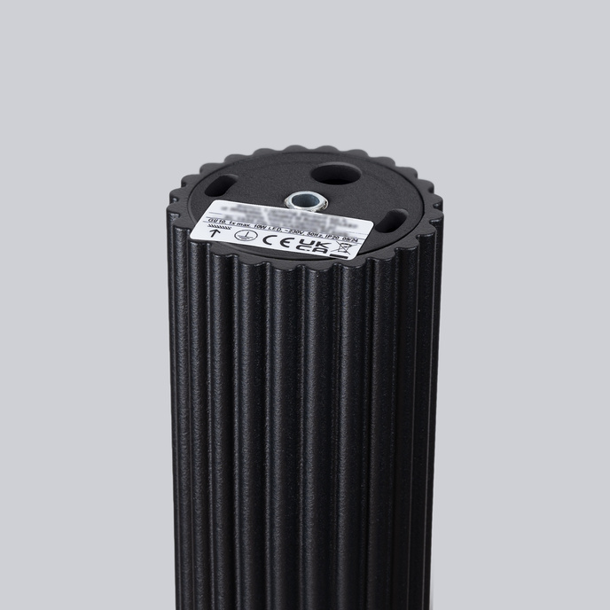 Plafond KARBON 30 svart + 1x LED-lampa GU-10 3000K varm 7W 510lm