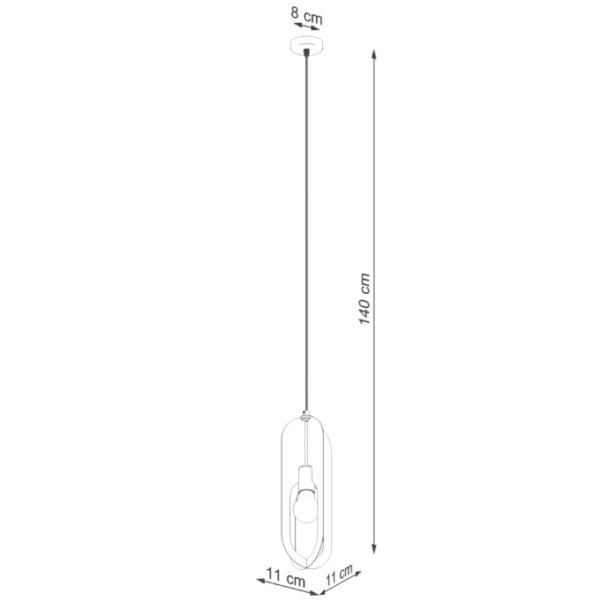 NICUS 1 taklampa vit