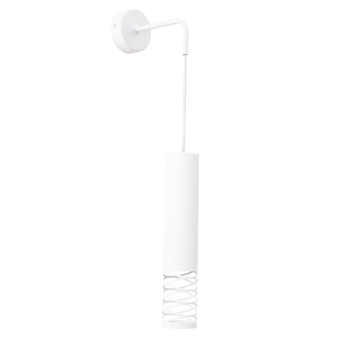 Vägglampa LAMI vit + 1X LED-lampa GU-10 3000K varm 7W 510lm