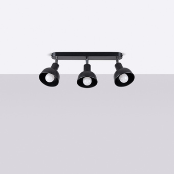 Taklampa ELBA 3 svart