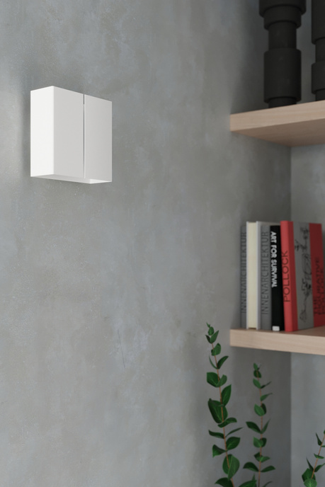 Vägglampa LINEA vit + 2x LED-lampa G9 3000K varm 4,5W 510lm