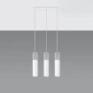 Pendel lampa BORGIO 3L vit
